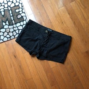 Basic black shorts